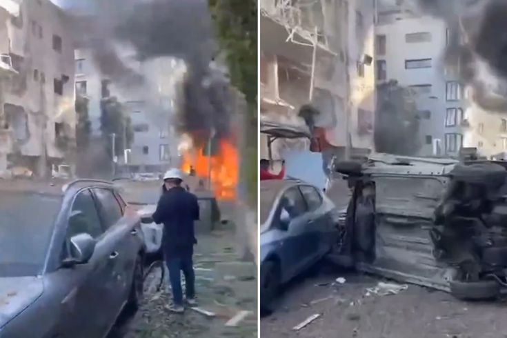 Görüntüler bugün Tel Aviv'den! Şehir mahşer yerine döndü