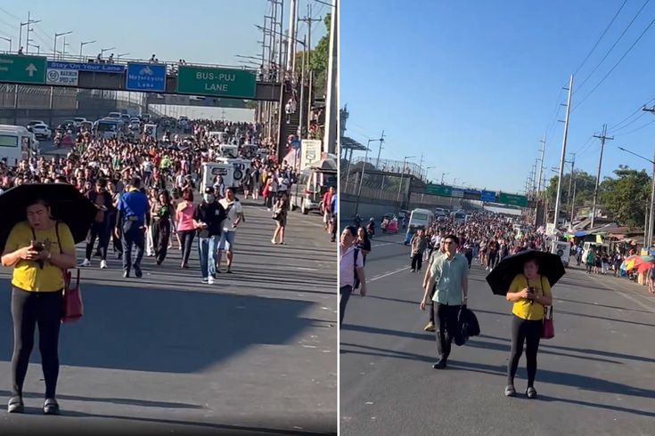 The war hit the Philippines hard! Gasoline has run out, the people are in a panic.