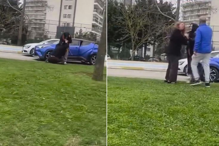 İki kadının kavgasına olay tepki: Ejderha kadınlar sizi