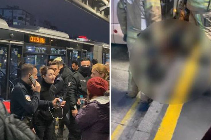 Bahçelievler'de metrobüsün, ayağını ezdiği kadın yaralandı