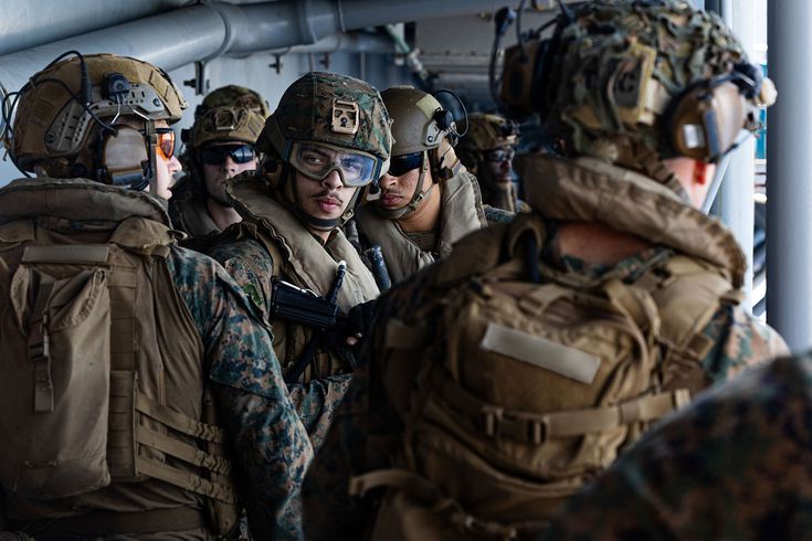 3,500 U.S. Marines have arrived in the Middle East.