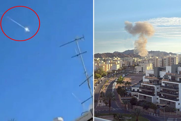 Iran struck Israel's largest city in the Red Sea.