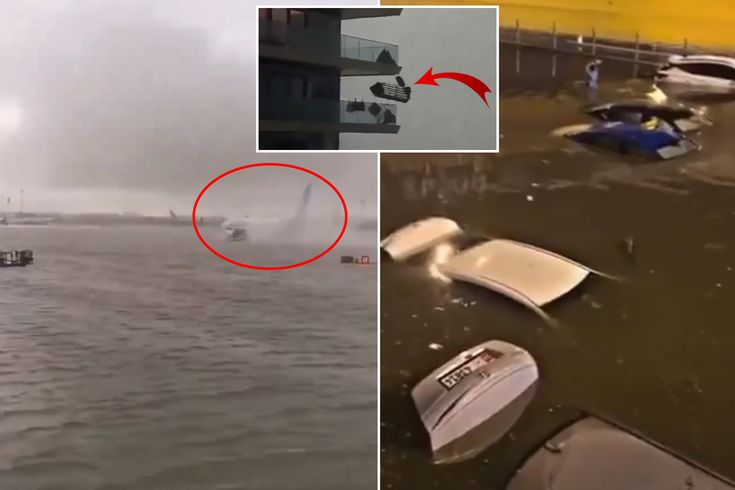 Dubai is experiencing a disaster! The airport has turned into a giant pool, and the roads have become swamps.
