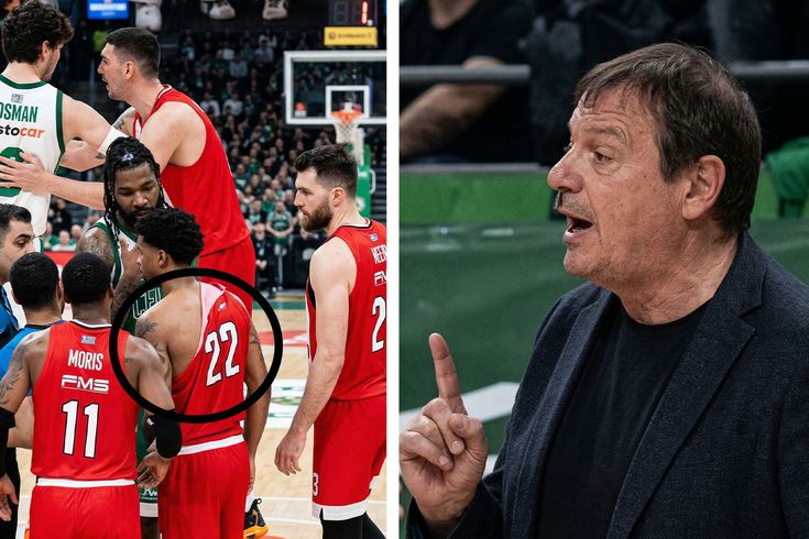 Chaos in the Greek derby: Insults were flying in the air, Ergin Ataman went crazy.