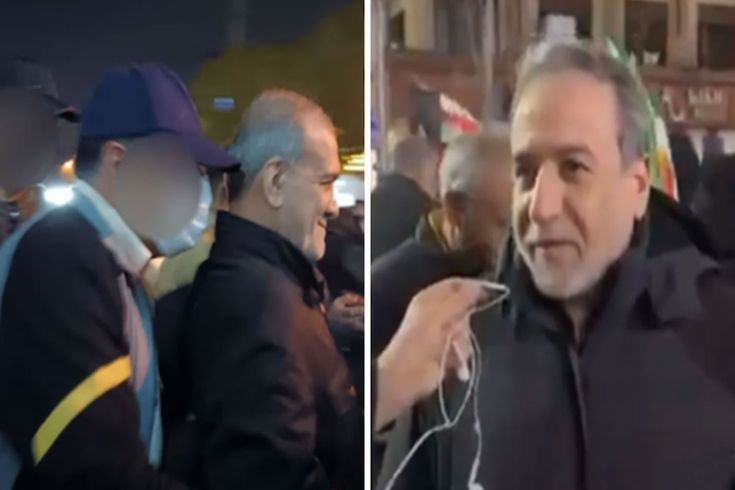 Pezeşkiyan ile Arakçi İslam Cumhuriyeti Günü kutlamalarına katıldı