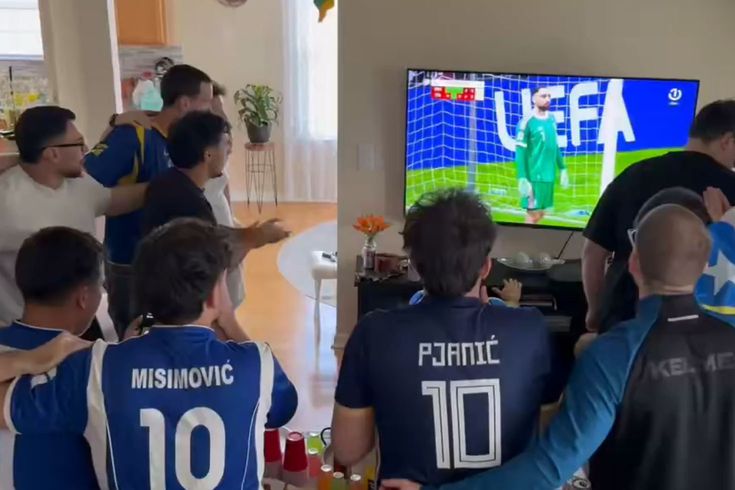 They celebrated their participation in the World Cup with a prayer.