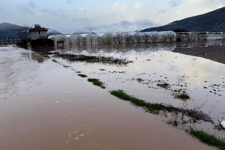 Antalya'da sağanak; dereler taştı, tarım alanları su altında kaldı
