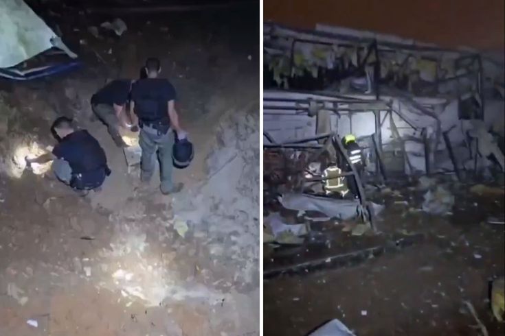 İran'ın vurduğu Petah Tikva'da hasar büyük