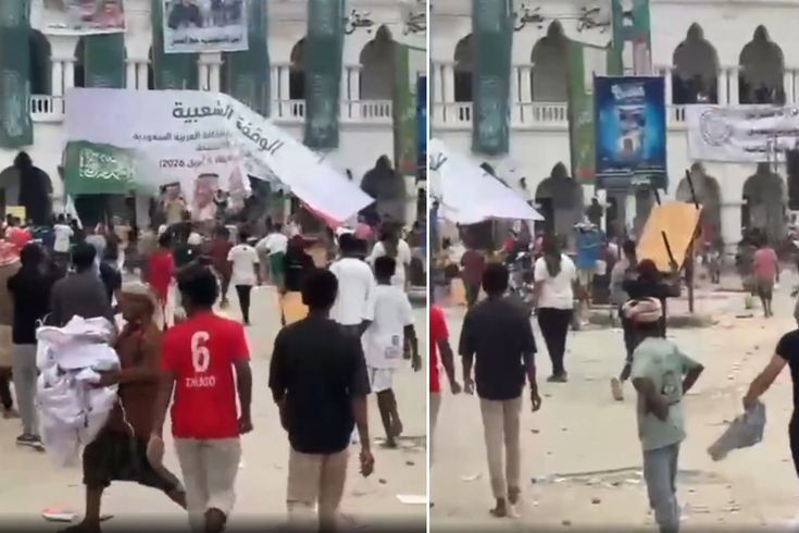 Suudi Arabistan'la dayanışma gösterisinde beklenmeyen tepki