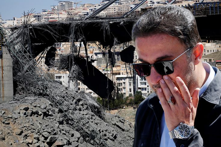 Orta Doğu'nun en yüksek köprüsünde ağır yıkım! Proje müdürü gözyaşlarını tutamadı