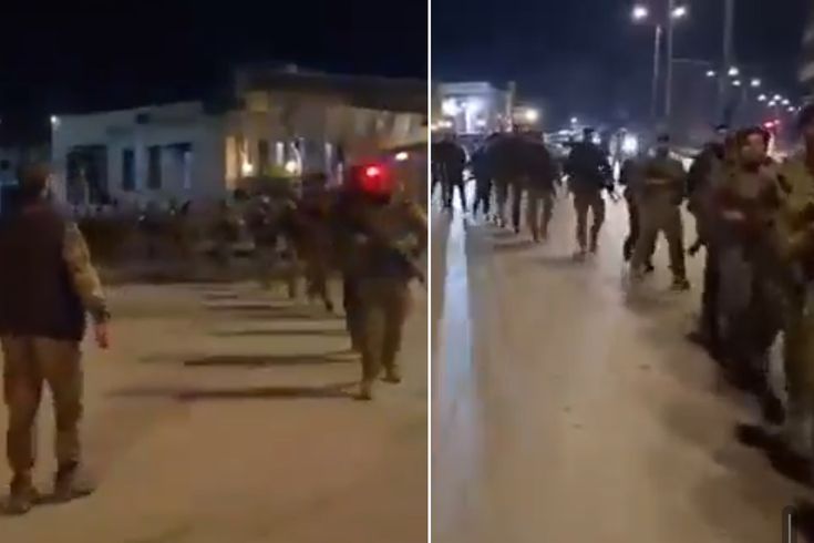Suriye ordusundan dikkat çeken yürüyüş: Gazze bizim sloganımız, düşman sana geliyoruz