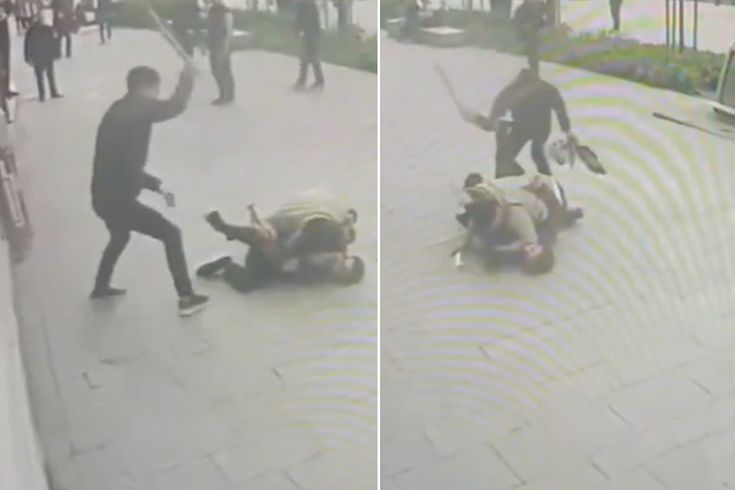 Annesini darp eden şahıs, iki kardeşi tarafından sopayla dövüldü