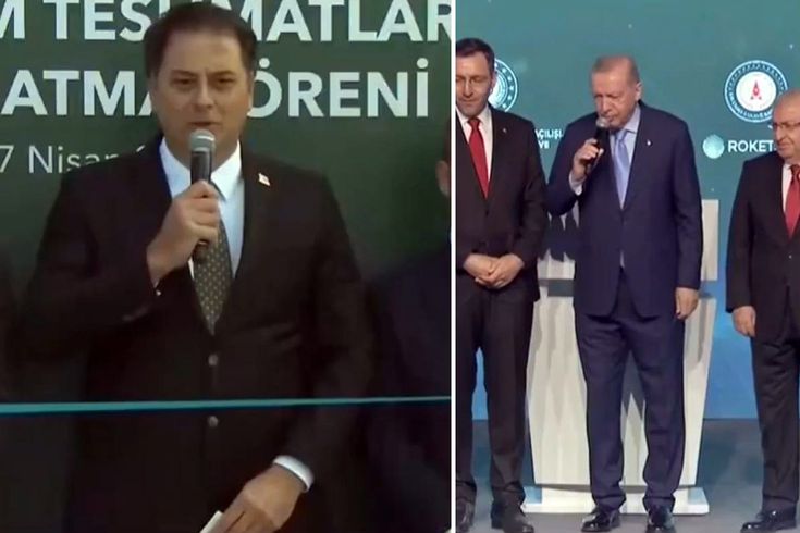 Cumhurbaşkanı Erdoğan'ın ROKETSAN'ın iki numarasına yaptığı uyarı törene damga vurdu