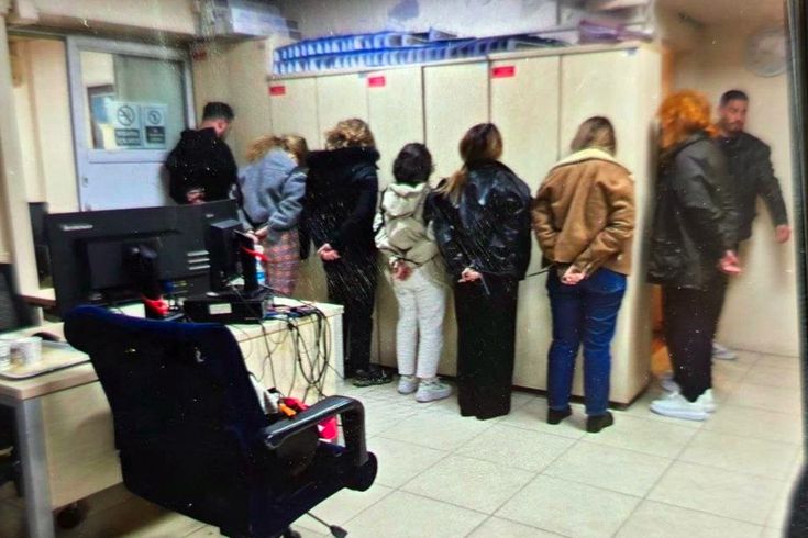 Here is the footage of the individuals mocking the police at the police station.