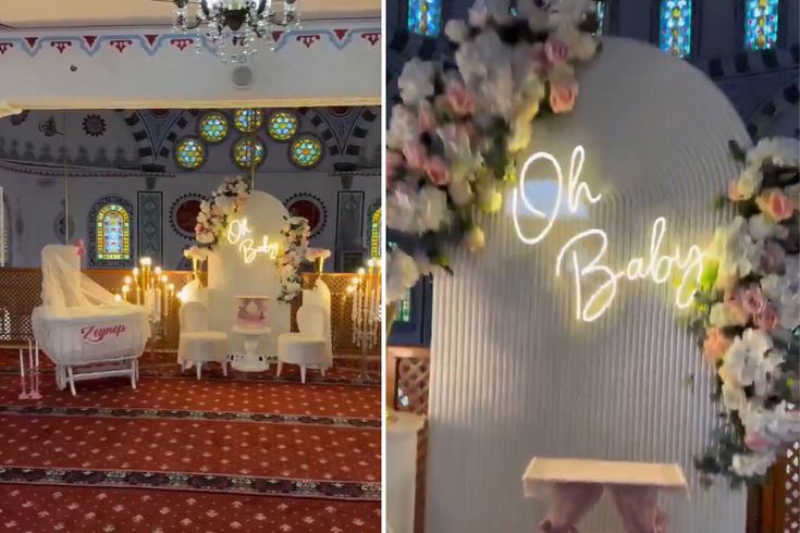 Camide Baby Shower yaptılar, ilçe ayağa kalktı