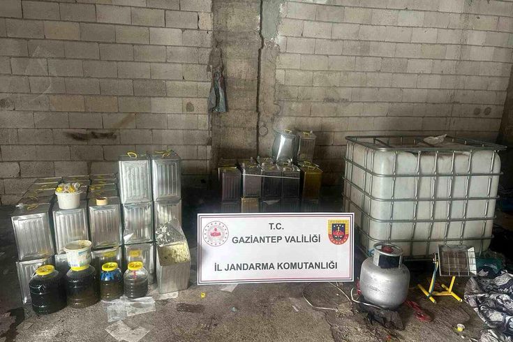 Gaziantep'te bin 500 litre sahte zeytinyağı ele geçirildi: 1 gözaltı