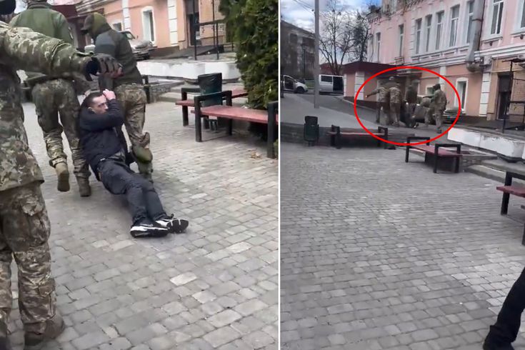 Savaştaki ülkede olay görüntü! Zorla cepheye götürdüler