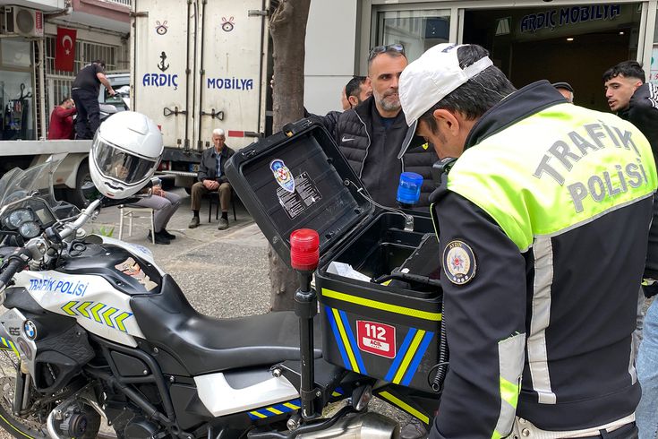 Kaldırımdan kaçtı, 500 bin liradan oldu