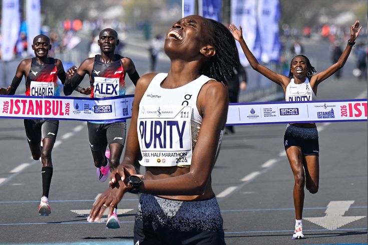 21. İstanbul Yarı Maratonu'nu kazananlar belli oldu! Kenyalı ikizler zirvede