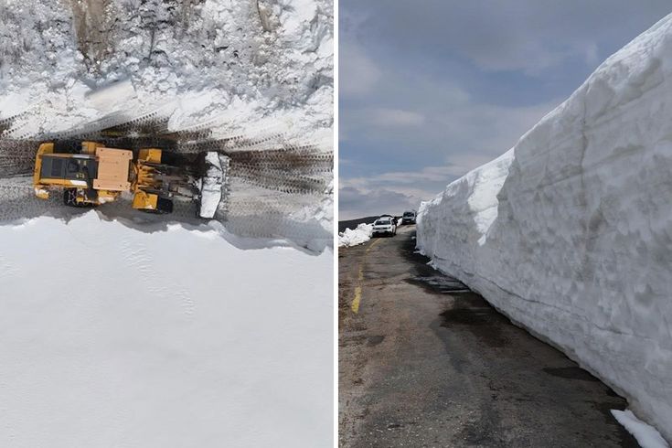 Ordu'da nisan sonunda 4 metre kar