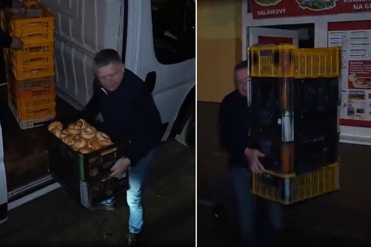 1 Mayıs'a damga vuran görüntü! Başbakan Fico'dan fırıncıların gece mesaisine destek