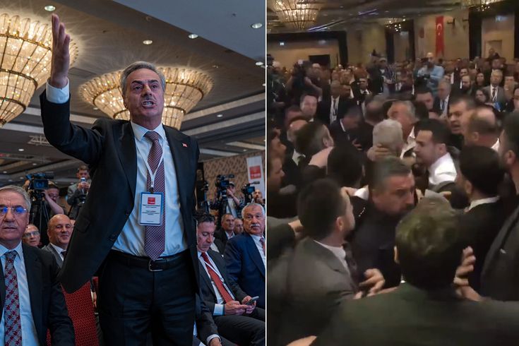 Türkiye Belediyeler Birliği seçiminde İmamoğlu'nun mesajı okunurken kavga çıktı! İşte o anlar