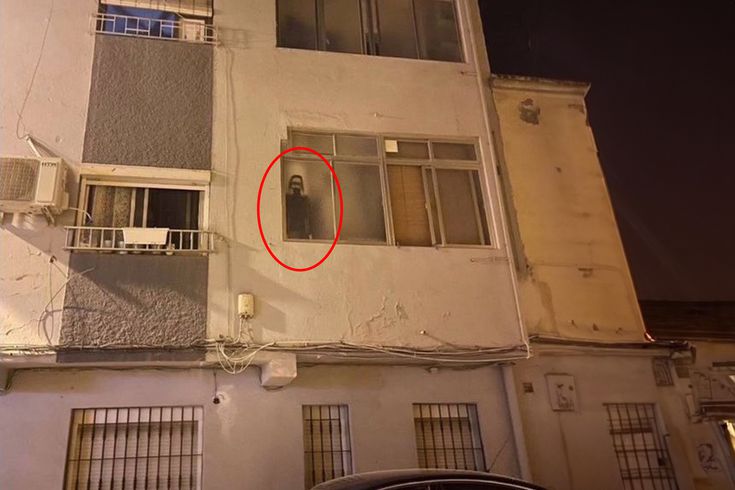 Penceredeki görüntü korkuttu, gerçek sonradan ortaya çıktı
