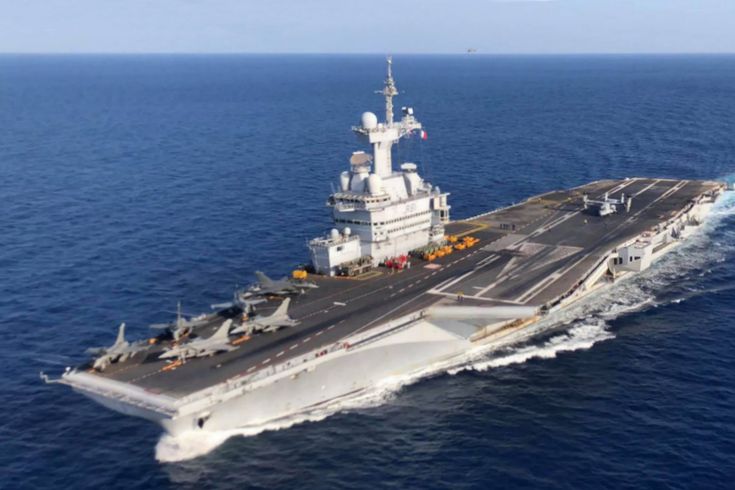 Fransa’nın amiral gemisi Charles de Gaulle Kızıldeniz’e gönderildi