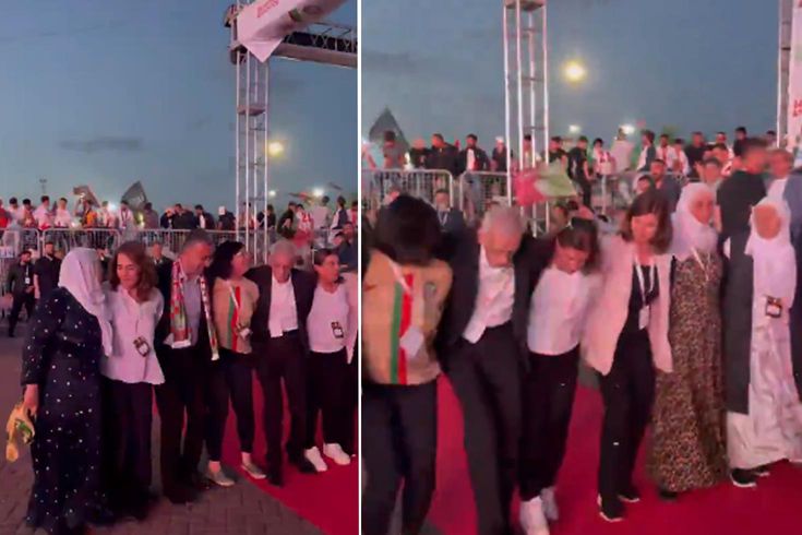 Ahmet Türk, Amedspor'un şampiyonluk kutlamalarında halay çekti