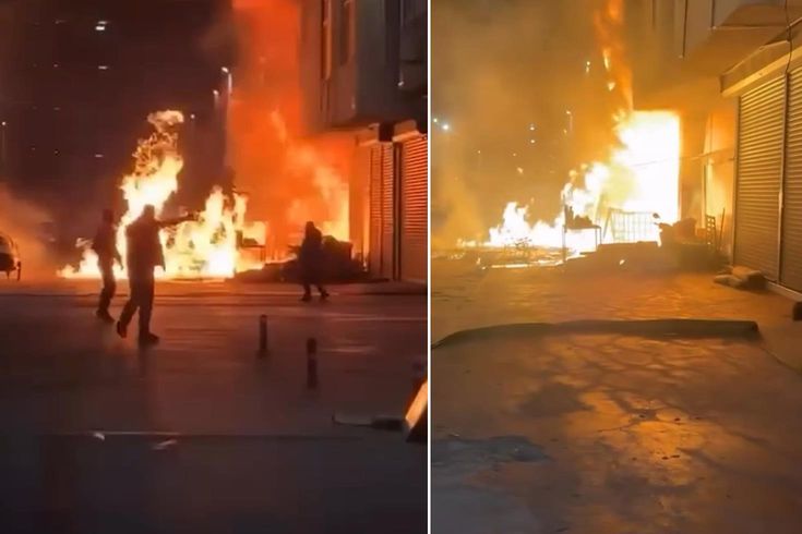 İstanbul'da büyük yangın! Onlarca dükkan ağır hasar gördü