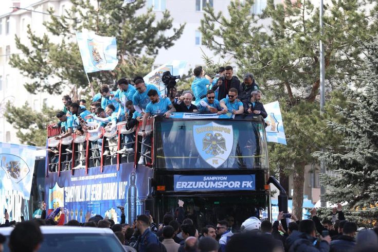 Erzurumspor FK, promoted to the Süper Lig, broke the points record in the history of the 1st League.