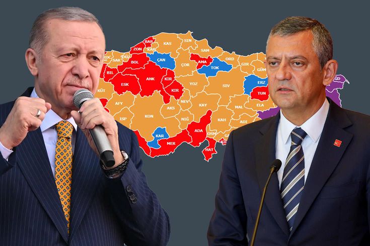 The color of the map that emerged after the March 31 local elections has changed.