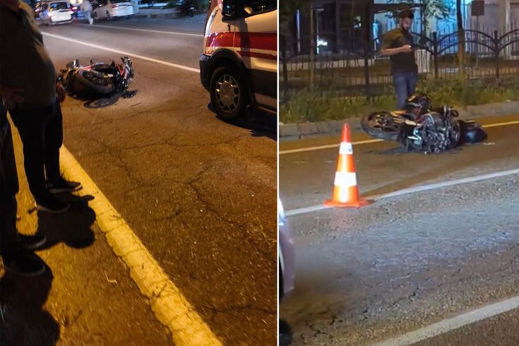 Batman'da feci kaza! Motosiklet sürücüsü ve çarptığı yaya hayatını kaybetti