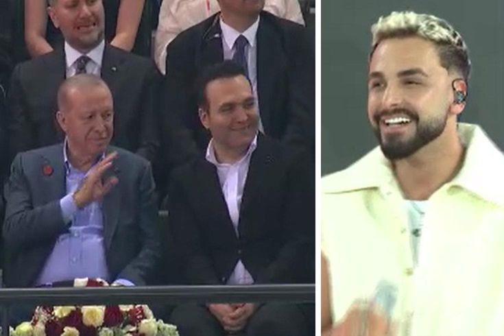 President Erdoğan followed the famous rapper's concert.