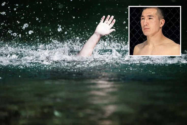 Former MMA fighter rescued 4 children struggling with waves, but was himself submerged in the waters.
