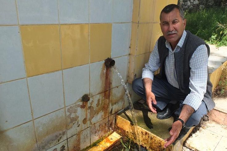 Şifalı su 5 yıl sonra akmaya başladı