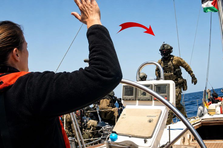 İsrail, Sumud Filosu'na yine saldırdı! İşte o anlar