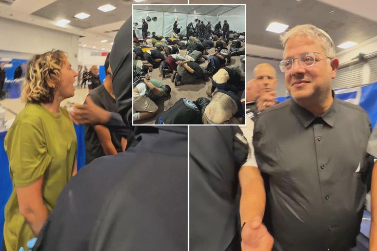 Alıkonulan Sumud aktivistlerine insanlık dışı muamele! Ben-Gvir'in yüzüne Özgür Filistin diye haykırdı