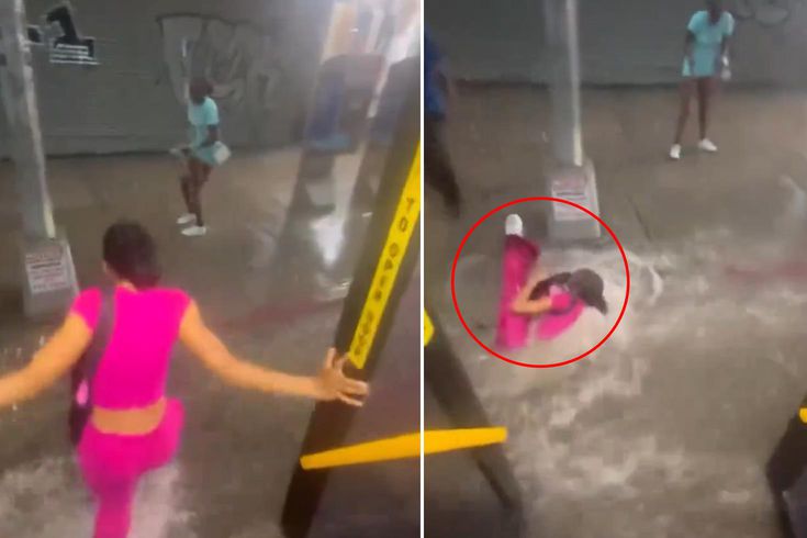 Selin vurduğu ABD'de kabus anları! Otobüsten inerken akıntıya kapıldı