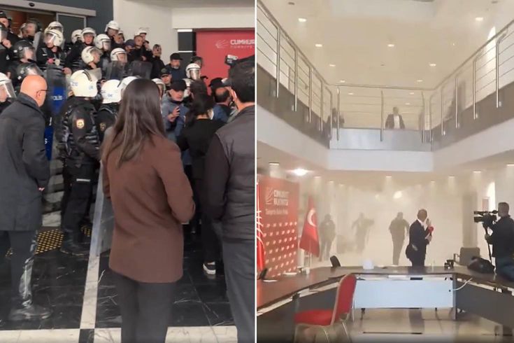 Первая реакция от DEM Party на полицейскую операцию в штаб-квартире CHP
