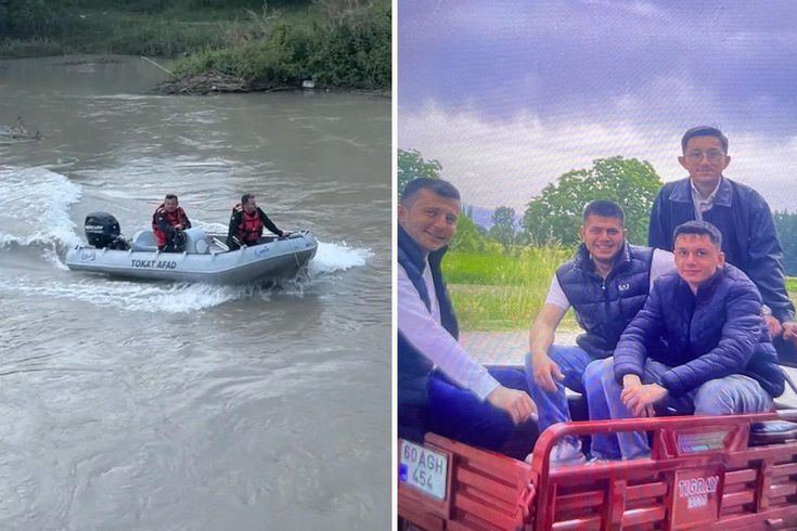 Kelkit Çayı'na düşen 4 gencin kazadan önceki son fotoğrafları ortaya çıktı