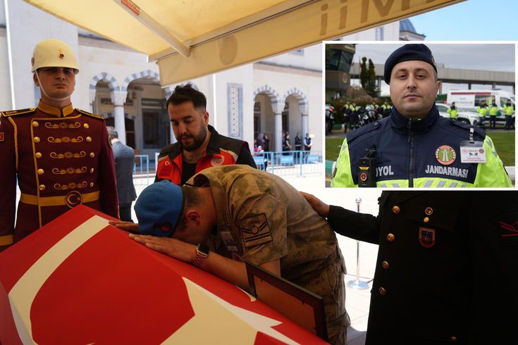 Görevi başında şehit düşen Yusuf Ergün, ebediyete uğurlandı