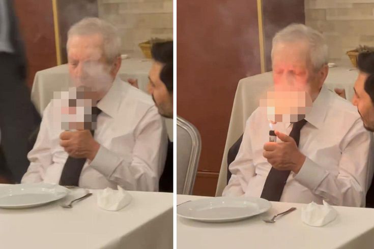 Aziz Yıldırım'ın keyfi yerinde! Toplantının ardından puro içti