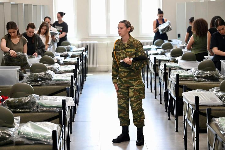 A first in Greece! Women have entered the military barracks.