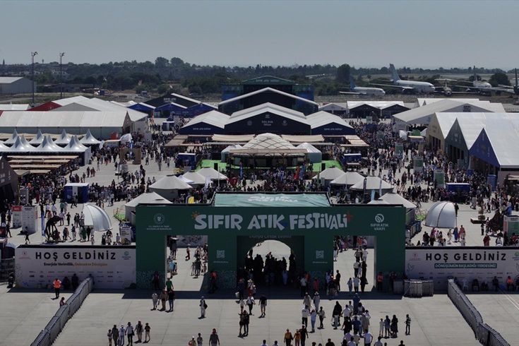 Sıfır Atık Festivali'nin ziyaretçi sayısı üçüncü günde 400 bini aştı