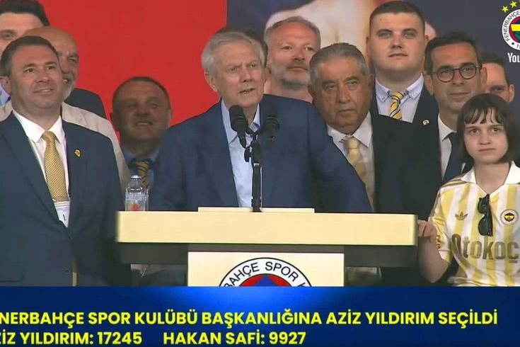 The striking image after the presidential victory! They started with Aziz Yıldırım's signal.