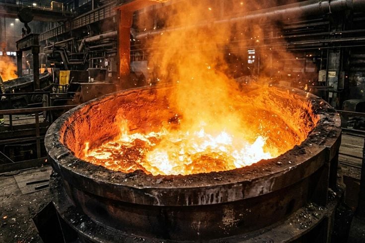 Hindistan'da bir fabrikada erimiş demirin işçilerin üstüne dökülmesi sonucu 8 kişi öldü
