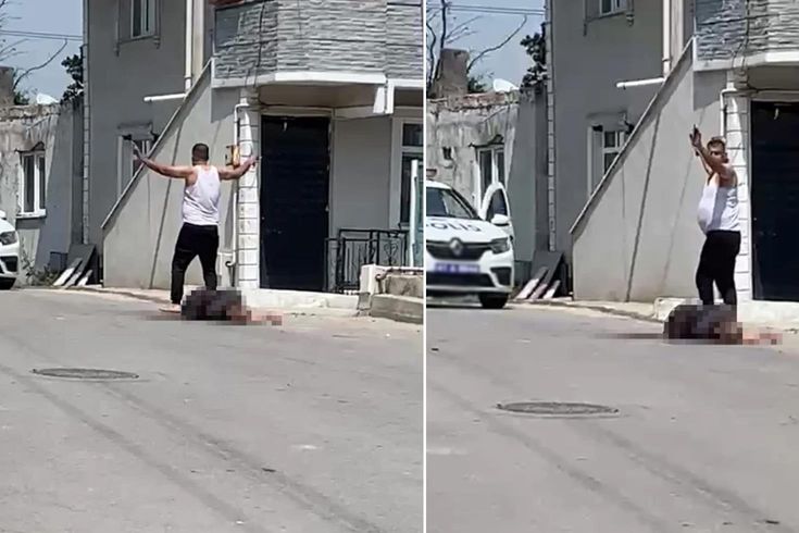 Eşini sokak ortasında bıçakla katleden şüpheli tutuklandı