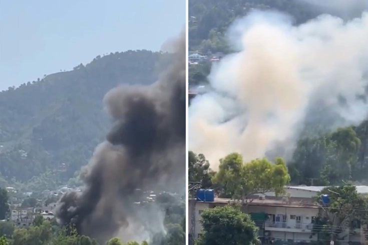 Pakistan'da askeri helikopter düştü, kurtulan olmadı