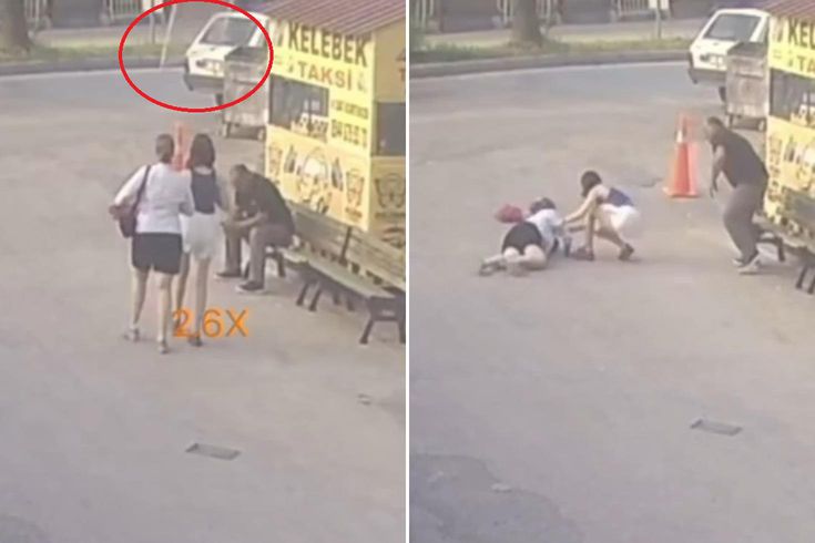Yolda yürürken hiç olmayacak şey başına geldi